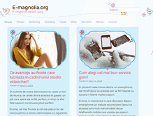 Tablet Screenshot of e-magnolia.org